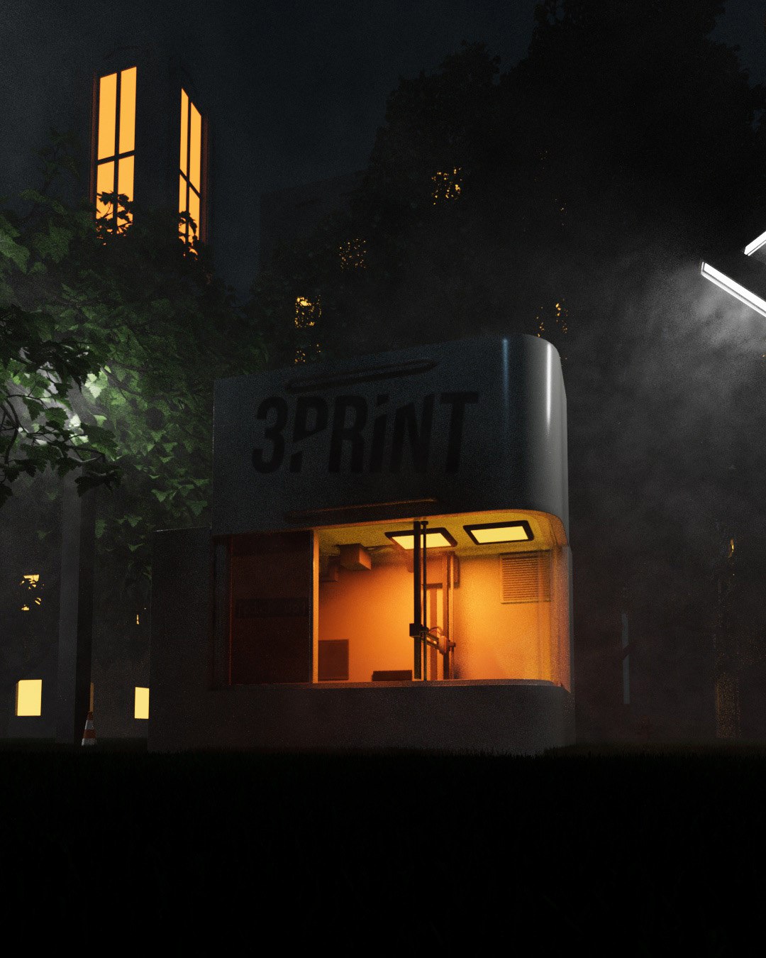 3D print render