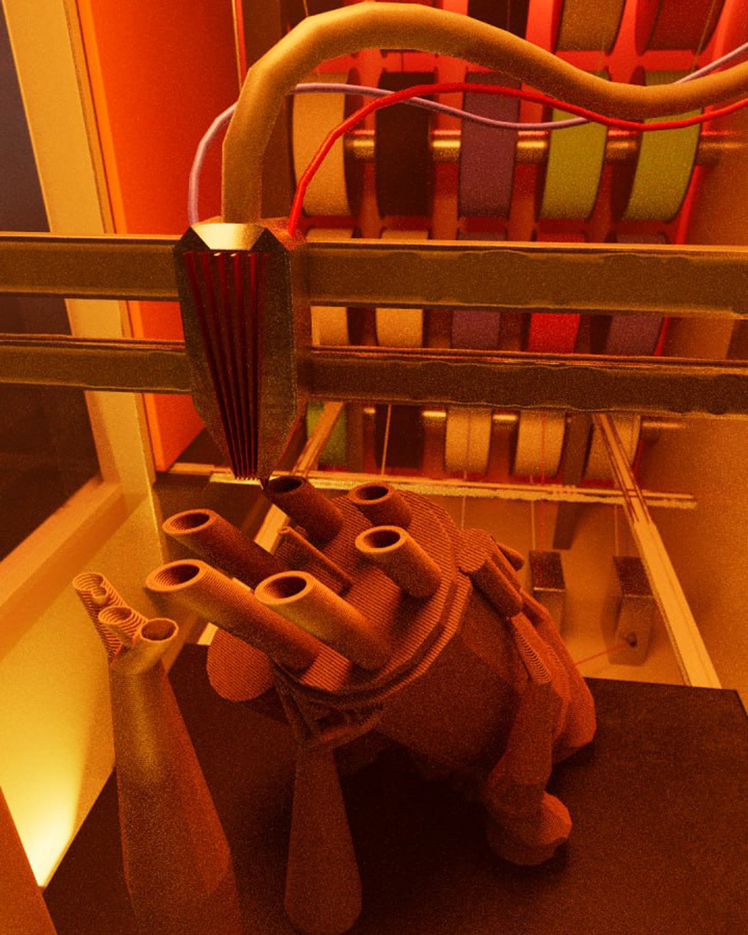 3D print render